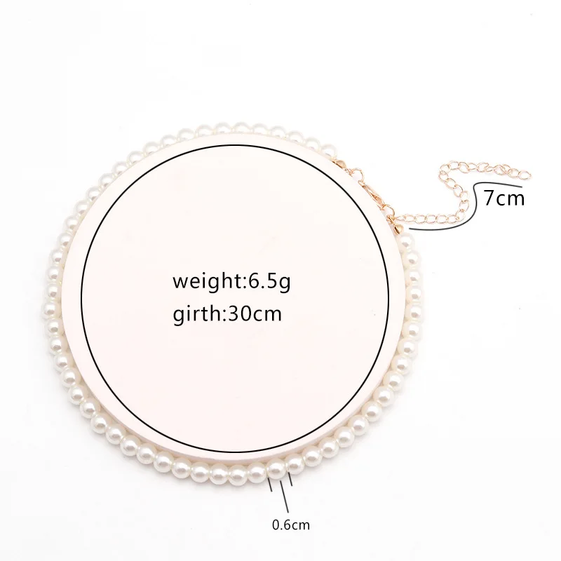 New Simple Imitation Freshwater Pearl Chain Necklace - Image 6
