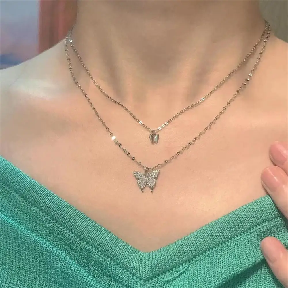 Niche neck accessories elegant fashion trend shiny pendant necklace - Image 2